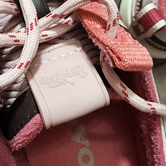 Coach pink Sneakers size 8 womens - Picture 10 of 11
